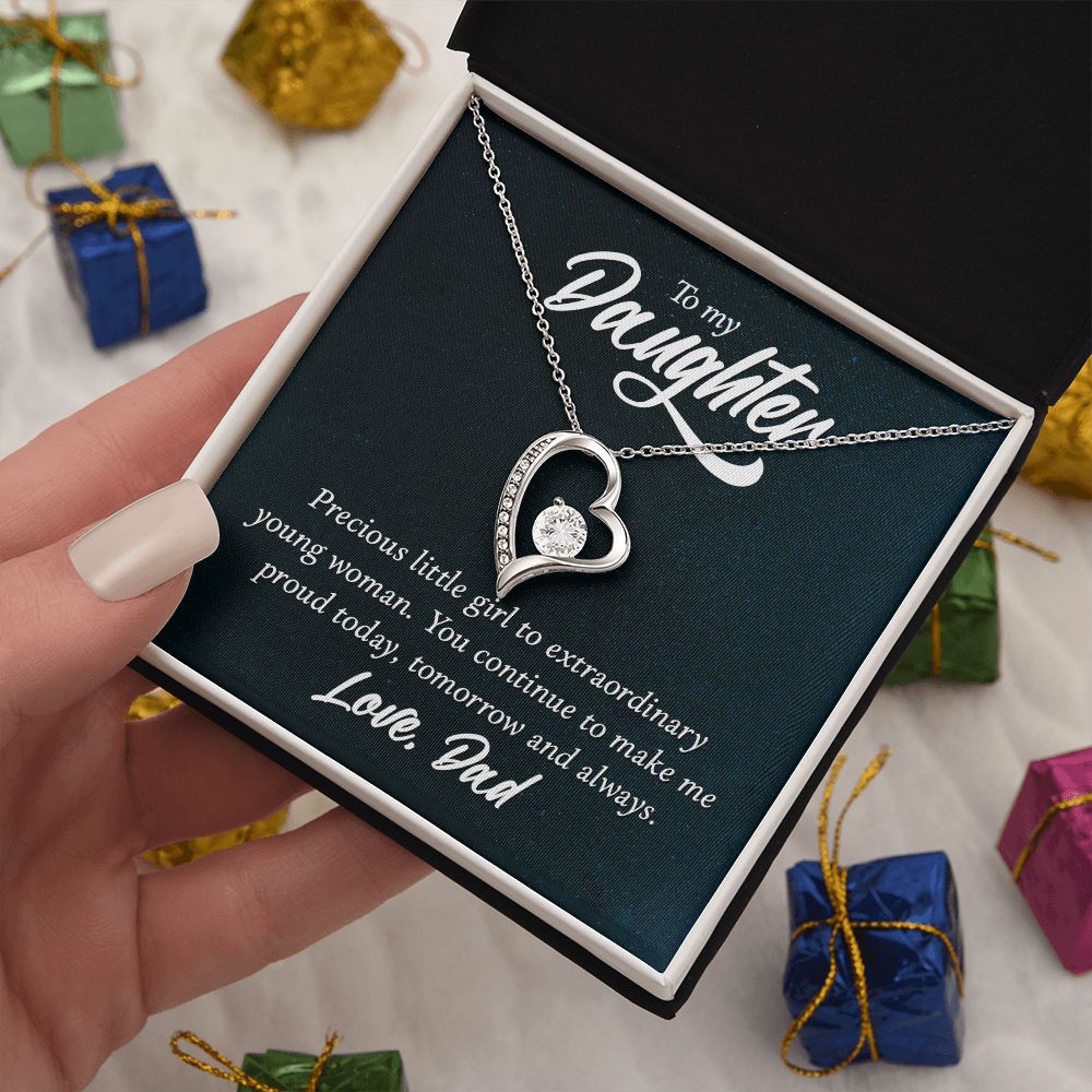 To My Daughter From Dad - You Continue To Make Me Proud Today - Necklace