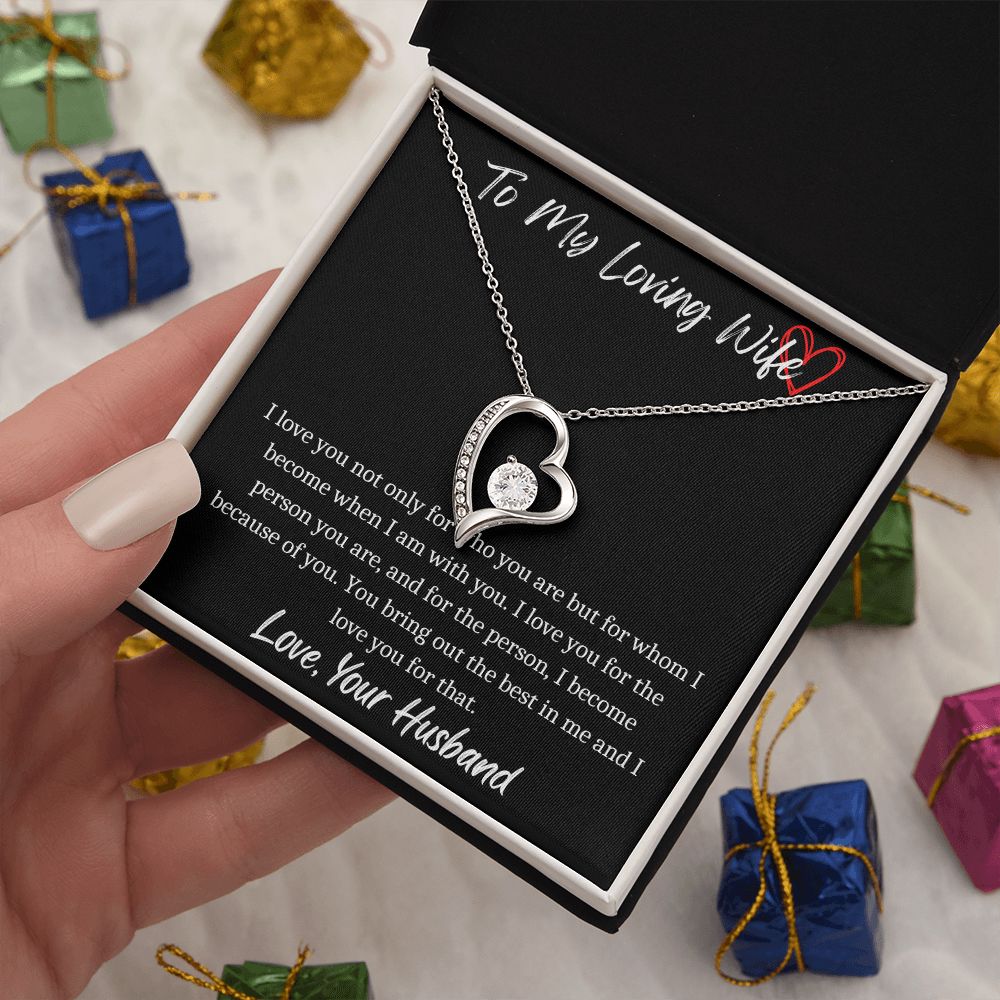 To My Loving Wife - Forever Necklace