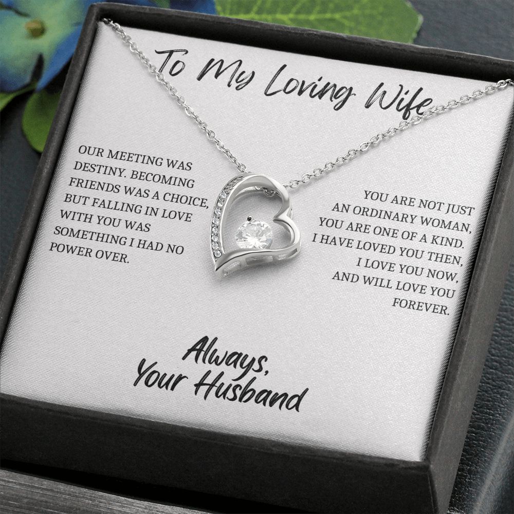 To My Loving Wife - Love Necklace