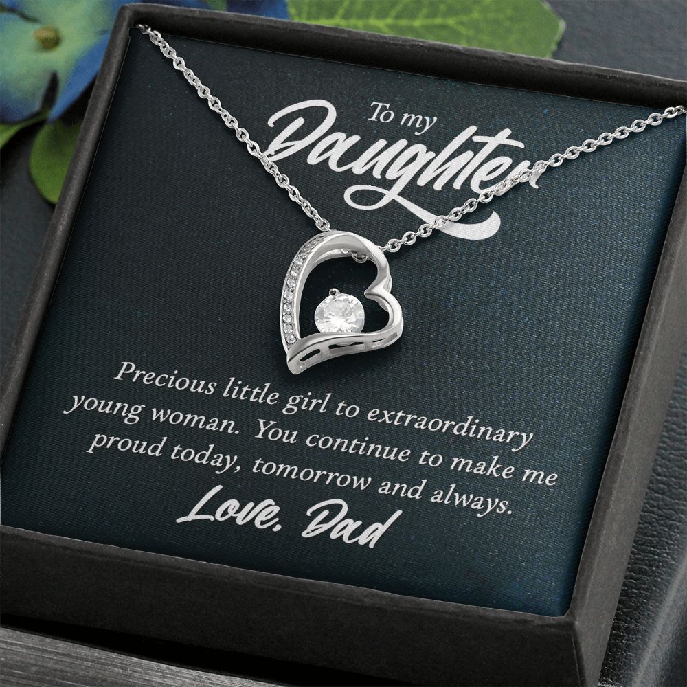 To My Daughter From Dad - You Continue To Make Me Proud Today - Necklace