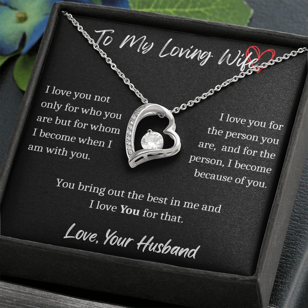 To My Wife - Forever Love Necklace