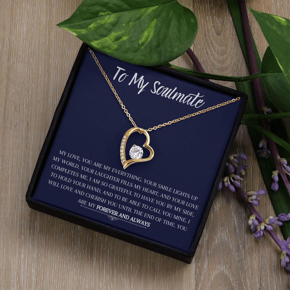 To My Soulmate - Forever Love Necklace
