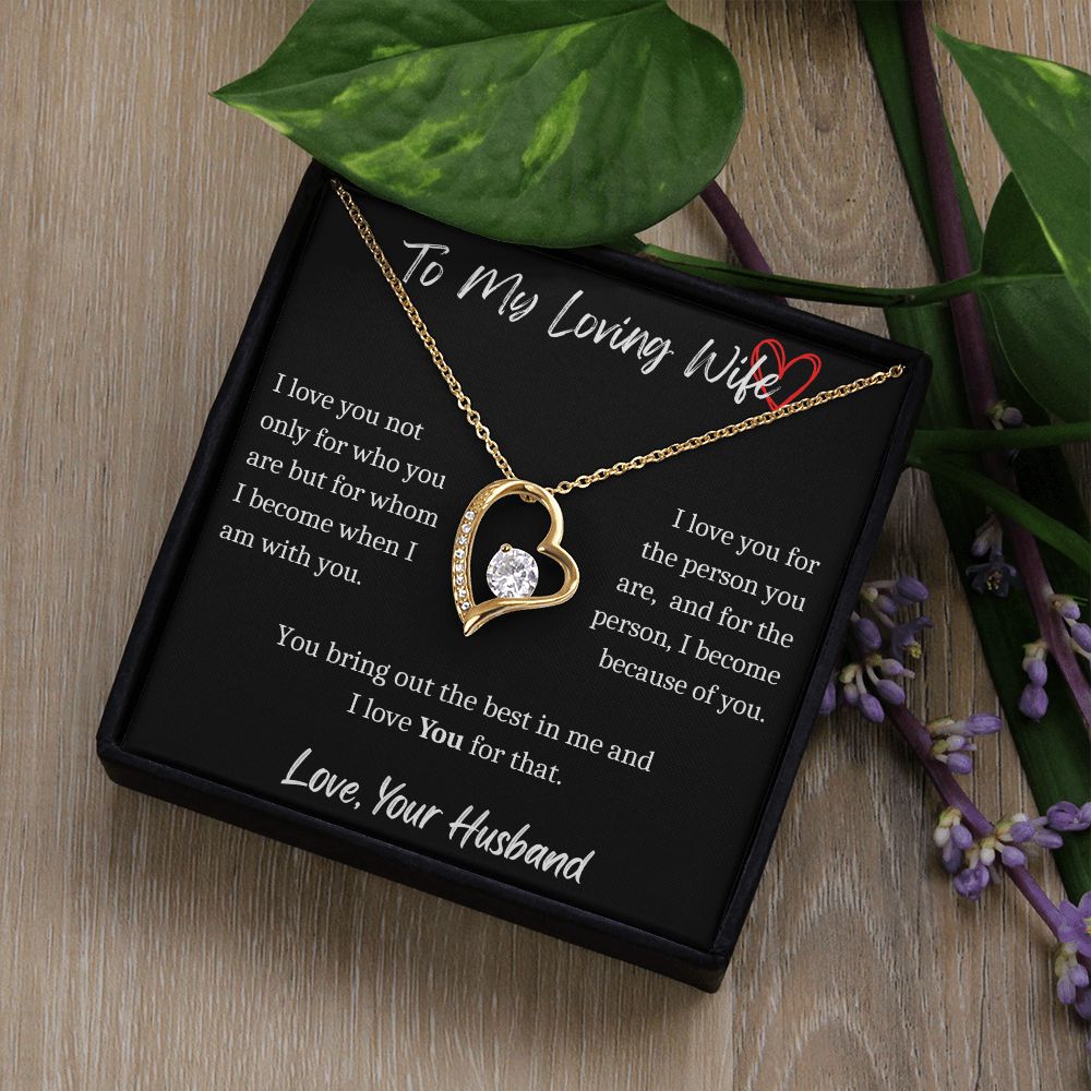 To My Wife - Forever Love Necklace
