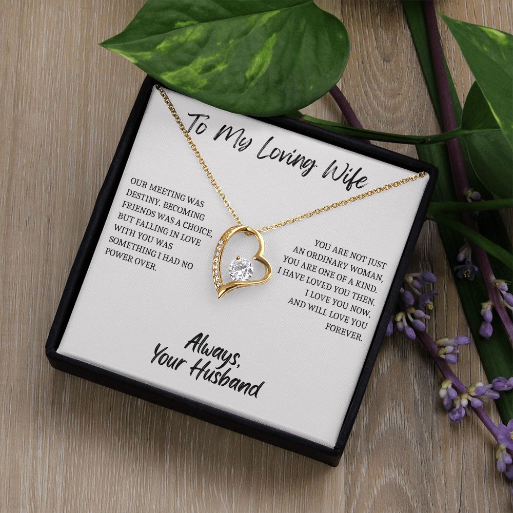To My Loving Wife - Love Necklace